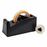 Q-Connect Tischabroller - für Rollen bis 25 mm x 66 m, schwarz
