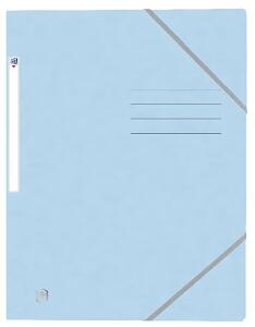Eckspannmappe TOP FILE+, A4, aus 390 g/m² Karton, pastell blau