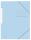 Eckspannmappe TOP FILE+, A4, aus 390 g/m² Karton, pastell blau