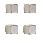 Würfelmagnete 10x10x10mm silber, superstark