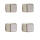 Würfelmagnete 10x10x10mm silber, superstark