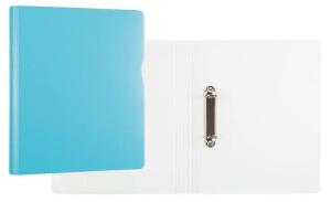 Idena Ringbuch A4 2 D-Ringe,25mm,himmelblau