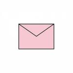 Coloretti Briefumschläge 5 Stück C7 rosa