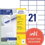 Zweckform 3481 Universal-Etiketten ultragrip - 70 x 41...