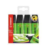 STABILO BOSS ORIGINAL 4er Etui grün