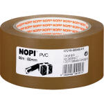 Nopi Verpackungsklebeband PVC - 50 mm x 66 m, braun