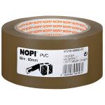 Nopi Verpackungsklebeband PVC - 50 mm x 66 m, braun