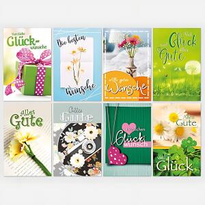 Glückwunschkarten Allgemeine Grüße / verschiedene Anlässe sortiert