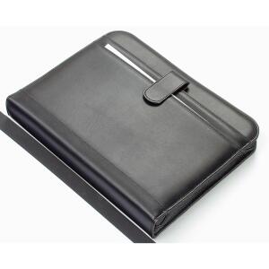 Alassio Ringbuchmappe RICCIONE - A4, 28 x 35,5 x 4 cm, 4 Ringe, Kunstleder, schwarz