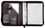 Alassio Ringbuchmappe RICCIONE - A4, 28 x 35,5 x 4 cm, 4 Ringe, Kunstleder, schwarz