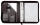 Alassio Ringbuchmappe RICCIONE - A4, 28 x 35,5 x 4 cm, 4 Ringe, Kunstleder, schwarz