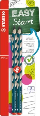 STABILO EASYgraph R B petrol 2er Blister