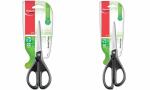 Schere 21 cm schwarz Essentials Green asymmetr