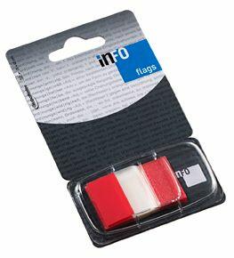 Q-Connect Index - 25 x 45 mm, rot, 50 Streifen