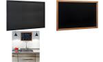 Securit Kreidetafel WOODY, mit Holz rahmen, schwarz...