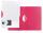 Idena Clipmappe PP A4 weiß/pink farbiger Clip - Fassungsvermögen ca. 30 Blatt 80g Papier