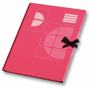 Sammelmappe A3 Pink mit Band