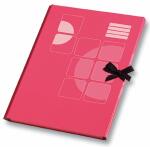 Sammelmappe A3 Pink mit Band