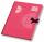 Sammelmappe A3 Pink mit Band