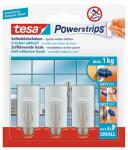 Power- Strips Tesa Minihaken eckig.Chrom 3St