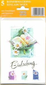 TAUN Einladungskarten Konfirmation sortiert 1St