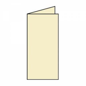 Coloretti Karten 5 Stück DL creme
