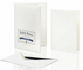 Kartenkassette A6/C6 weiß ger PAPER ROYAL 2234831009   8/8ST