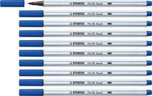 STABILO Pen 68 brush ultramarinblau