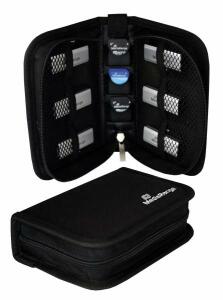 USB Archivierungsmappe schwarz MEDIA RANGE BOX98 für 6USB&3SD