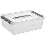 Box 10 Liter für DIN A4 transparent - mit Tragegriff...