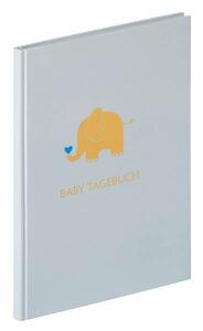 Tagebuch Baby Animal blau 20 x 28 cm
