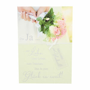 Hochzeit 4 Jahreszeiten Klappkarte Motiv 22