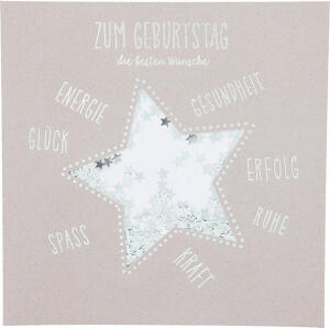Glamour Klappkarte quadratisch Motiv 37