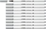 STABILO Pen 68 brush mittelgrau