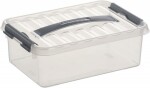 Box 4 Liter für DIN A5 transparent - mit Tragegriff...