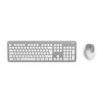 Funktastatur und Maus Set KMW 700 silber weiß - 1 USB Empfänger, 2 AAA Batterien, 1 AA Batterie, Hama