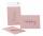 Einladung Kartenset 4/4 Rose gerippt B6