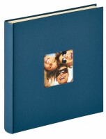 Selbstklebealbum Fun blau, 33x34 cm - 50 weisse Seiten