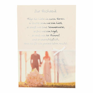 Hochzeit 4 Jahreszeiten Klappkarte Motiv 7
