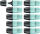 Stabilo Textmarker BOSS MINI Pastellove zartes Türkis