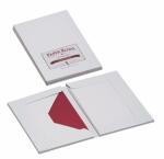 Kartenmappe 8/8 A6Hd/C6 Paper Royal grau Gerippt