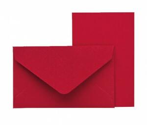 Kartenpack Kleine Feine rot 5/5