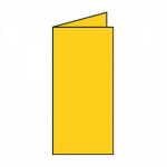 Coloretti Karten 5 Stück DL Goldgelb
