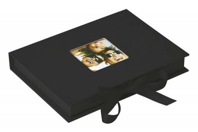 Foto-Geschenkbox Fun schwarz, bis 13x18cm
