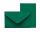 Kartenpack Kleine Feine grün 5/5 - Briefumschlag 57 x 89 mm Karte 53 x 85 mm