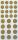 My Journal Sticker Punkte Glitter Gold