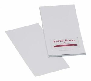 Karten 20 Stück DL Paper Royal grau Gerippt