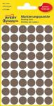 Zweckform Etiketten Ø12 mm taupe 270 Stück 3113 permanent haftend