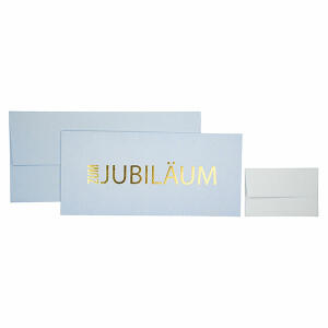 Gutscheinhülle Aarman hellblau STEWO 2581 5963 41 23x11cm