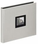 Fotoalbum Black & White grau, 26x25 cm, Leinen